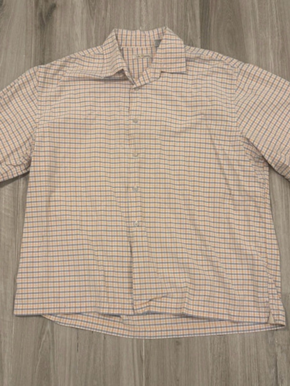 Peter Millar Men's Short-Sleeve Plaid Button-Down Shirt - Yellow & Blue